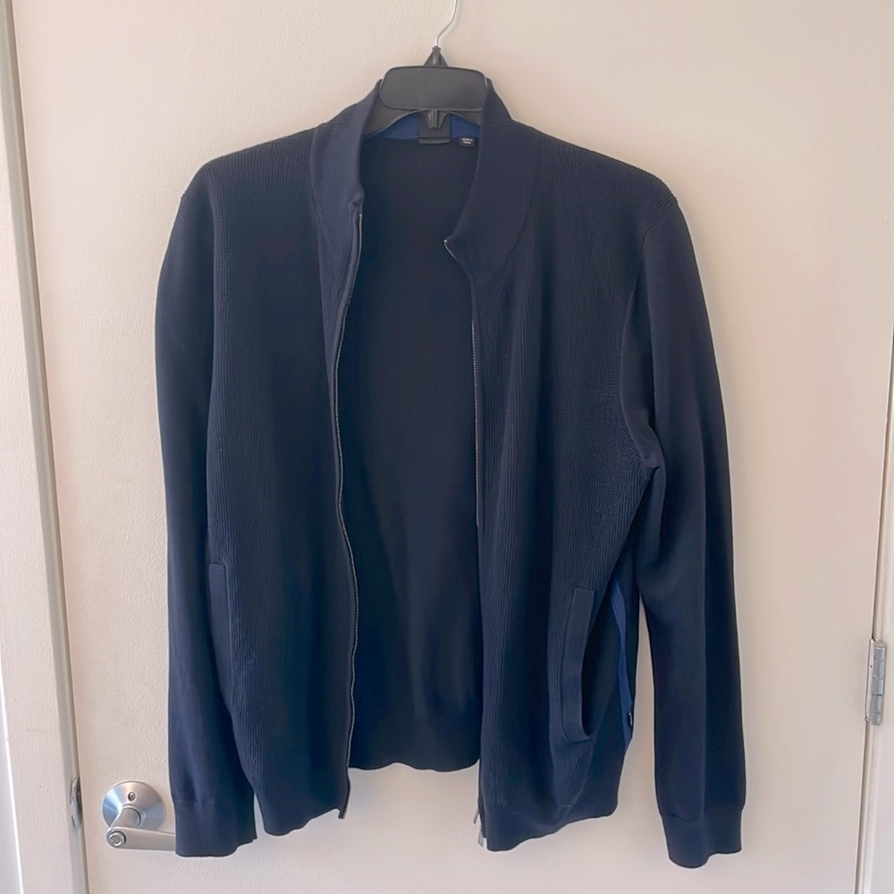 Hugo Boss Mileo Zip Front Sweater